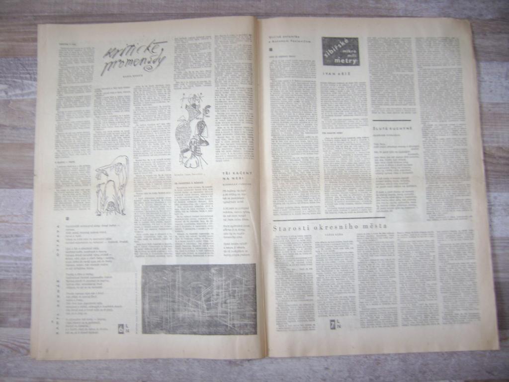 LITERÁRNÍ NOVINY č. 48/1961 - staré noviny (A)