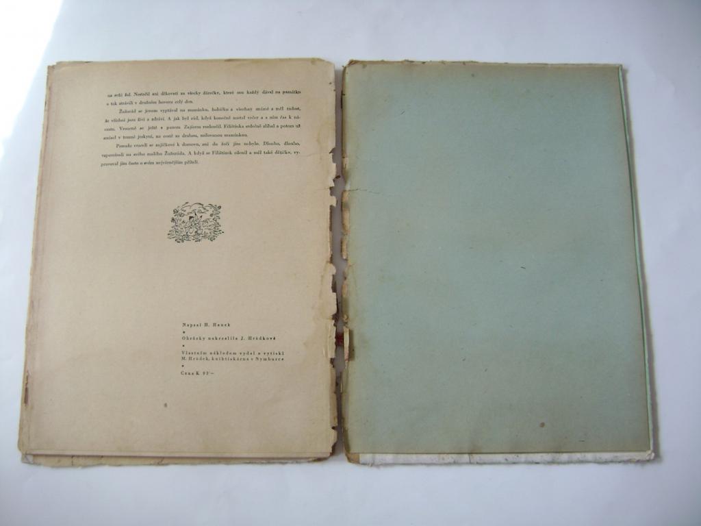 H. Hanek: Žužurád a Filištínek - pohádka (1938) (A)