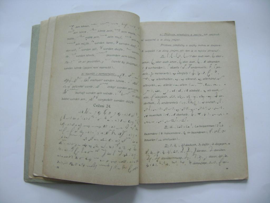 Učebnice německého těsnopisu soustavy Heroutovy-Mikulíkovy (1924) (A)