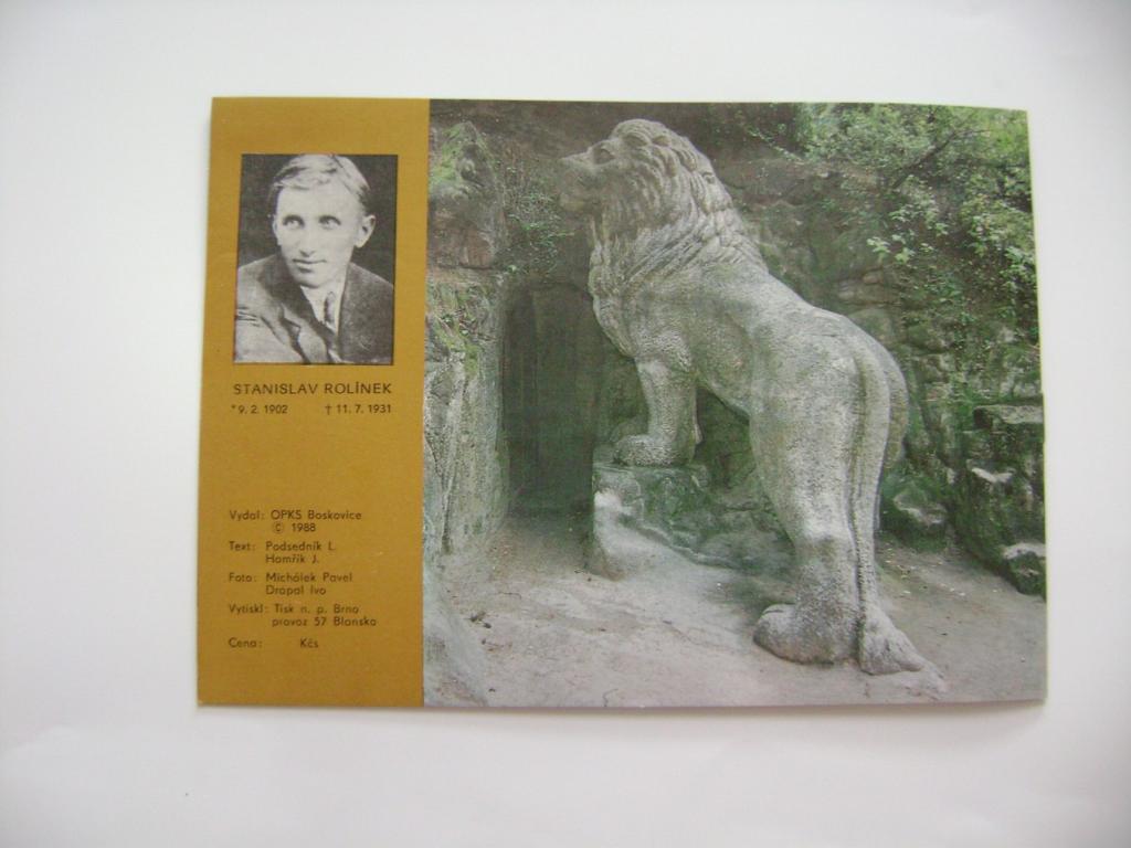 KUNŠTÁT jeskyně 60 let 1928-1988 brožurka fotografie (A)