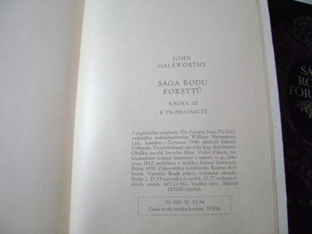 John Galsworthy: Sága rodu Forsytů (1970) (A)