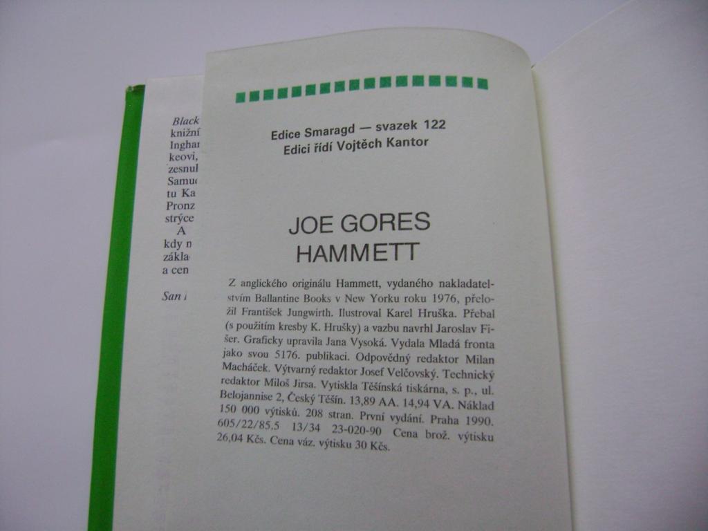 Joe Gores - Hammett (1990) (A)