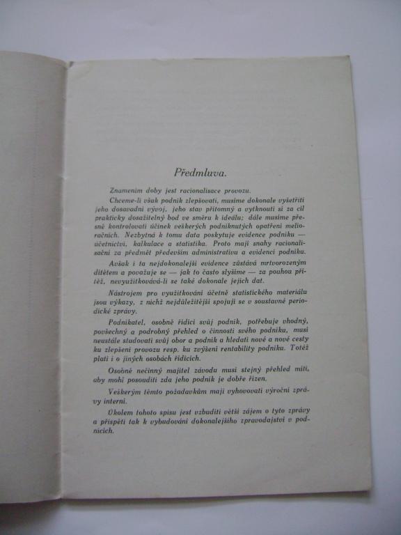 Jindřich Lanc: Jak se sestavuje výroční zpráva podniku (1929) (A)