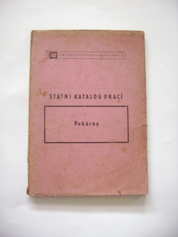 Státní katalog prací - PEKÁRNY (1951) (A)