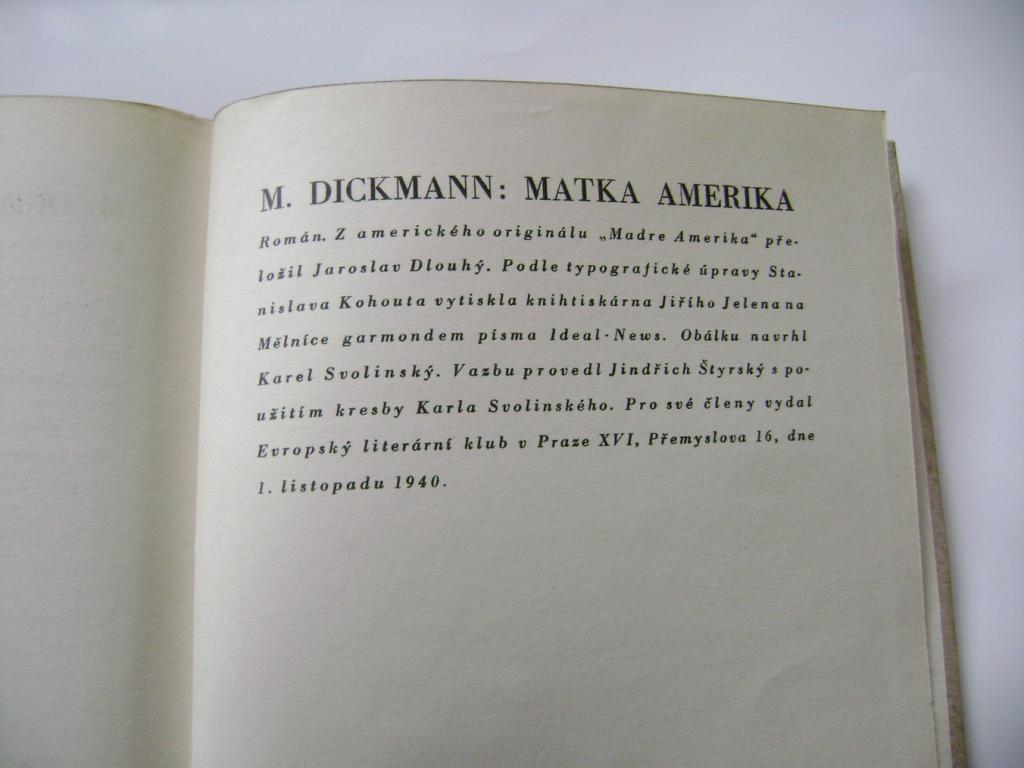 Max Dickmann - Matka Amerika (1940) (A)
