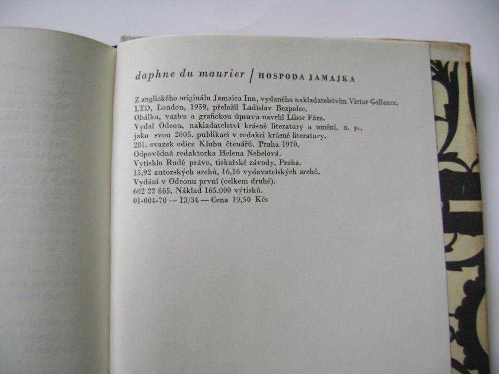 Daphne du Maurier: Hospoda Jamaica (1970) (A)
