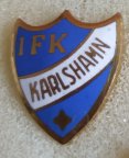 švédská 2. soutěž: IFK Karlshamn, smaltovaný, stick pin, 16 x 13 mm