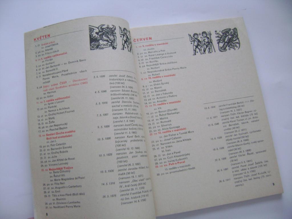Cyrilometodějský kalendář 1986 (A)