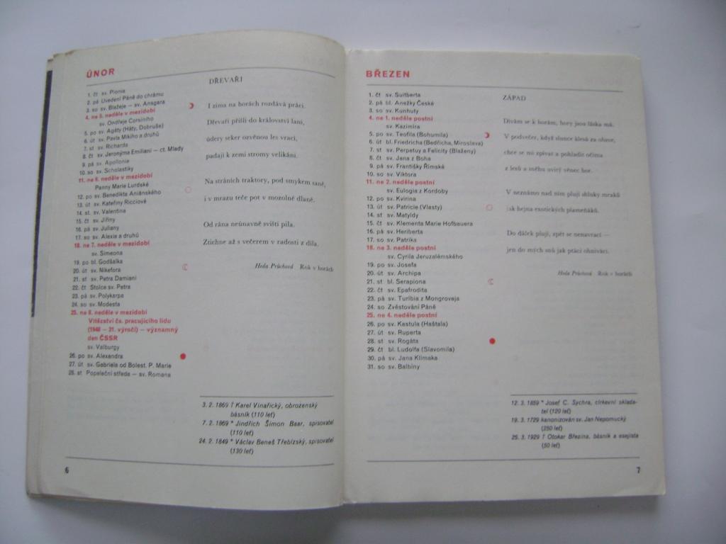 Cyrilometodějský kalendář 1979 (A)