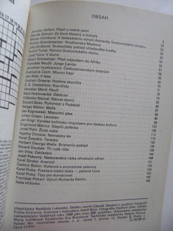 Kalendář Lidové demokracie 1989 (A)