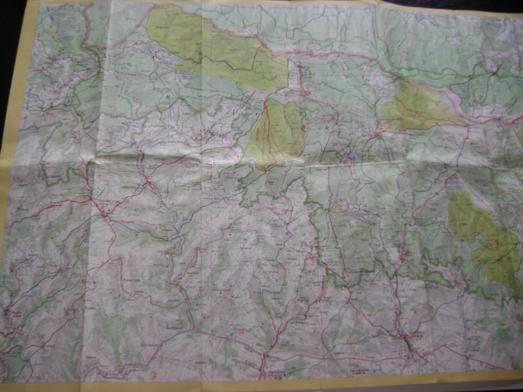Krkonoše turistická mapa vyd. 1985 (A)