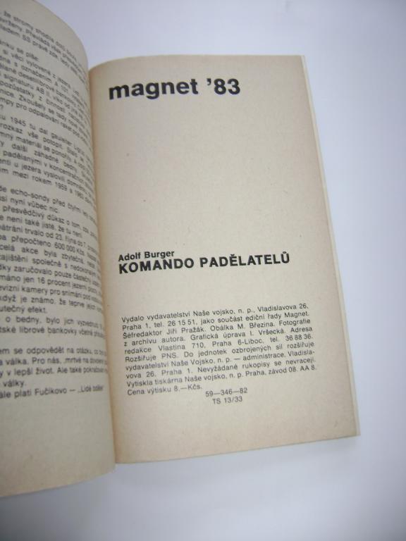 Adolf Burger - Komando padělatelů (Magnet 6/1983) (A)