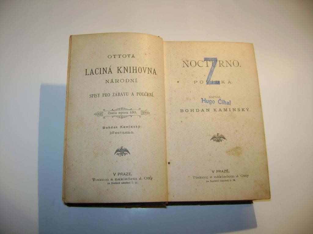 Bohdan Kaminský: NOCTURNO / K. V. Rais: LOPOTA (1895) (A)