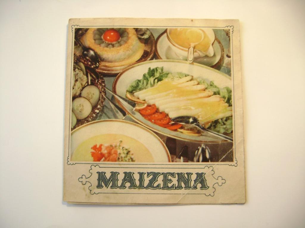 Maizena reklamní leták recepty asi 1955 (A)