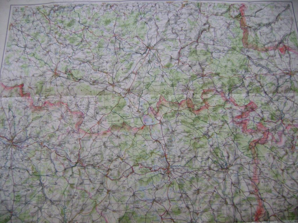 Žďárské vrchy turistická mapa 1958 (A)