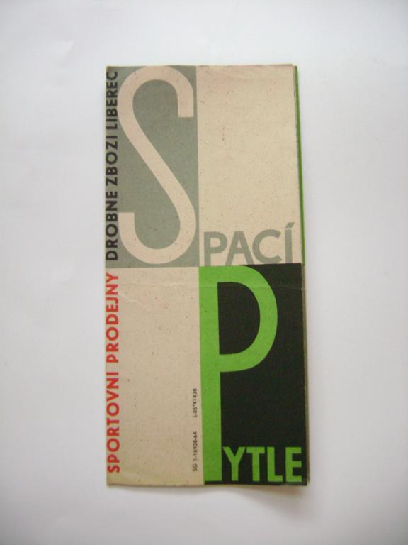 Spací pytle Drobné zboží Liberec reklamní leták 1964 (A)