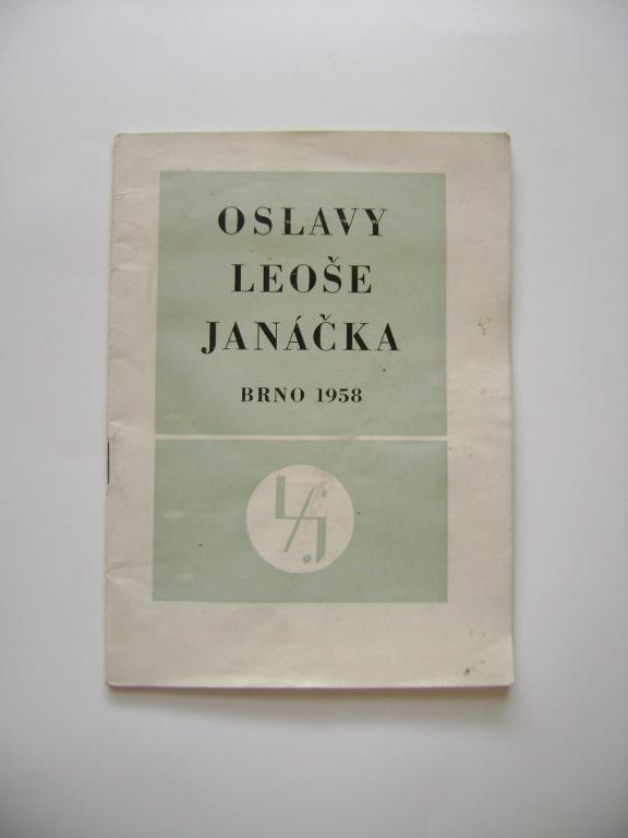 Oslavy Leoše Janáčka 1958, brožurka, fotografie (A)