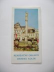 Kolín a okolí propagační leták fotografie 70. léta (A)