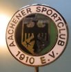 německý Aachener Sportclub 1910, smaltovaný, stick pin, 15 mm