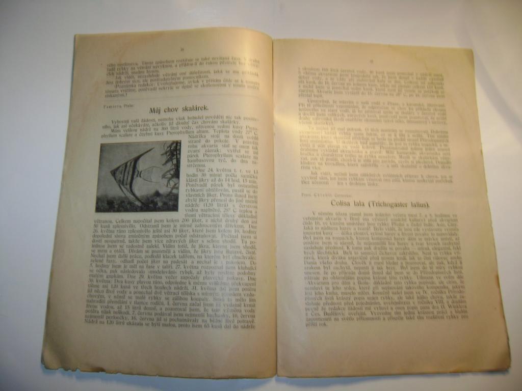 Akvarijní přírodopisné listy (září 1928) (A)