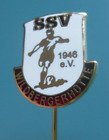 německý SSV Wilderbergerhütte 1946, smaltovaný, stick pin, 18 x 15 mm