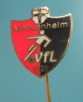 německý VfL Meckenheim 1920, smaltovaný, stick pin, 16 x 15 mm