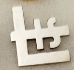 švédská 3. soutěž: Lerums IS, celokovový, stick pin, 16 x 14 mm