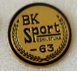 švédská 4. soutěž: BK Sport Eskilstuna 63, litý, stick pin, 17 mm