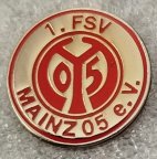 německá 1. soutěž: 1. FSV Mainz 05, smaltovaný, grip pin, 20 mm